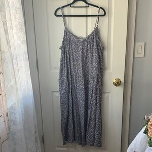 Natural Life Blue Floral Dress